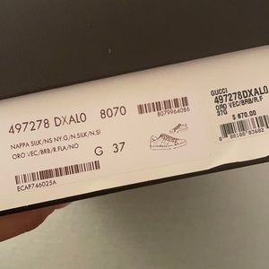 Blind for love gold Gucci sneakers